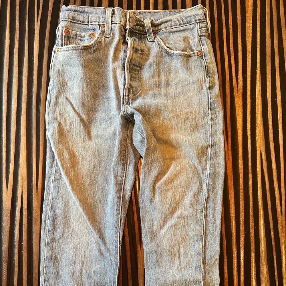 Levi's 501 Skinny Jeans in Light Blue